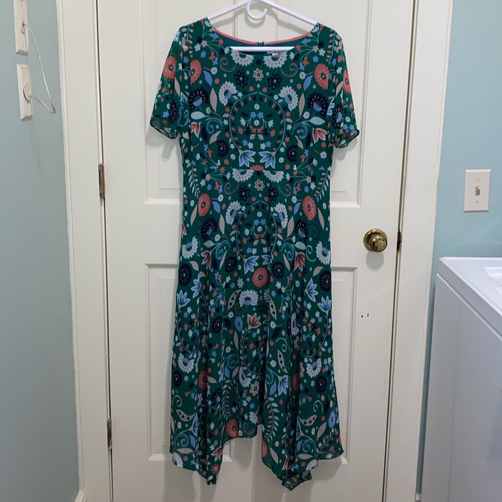 Boden Katherine Dress Forest Folk Meadow